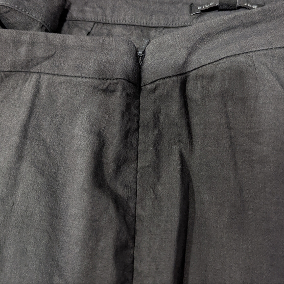 🩶 SOLD 🩶NWT Eileen Fisher graphite gray linen blend pants - Picture 4 of 11